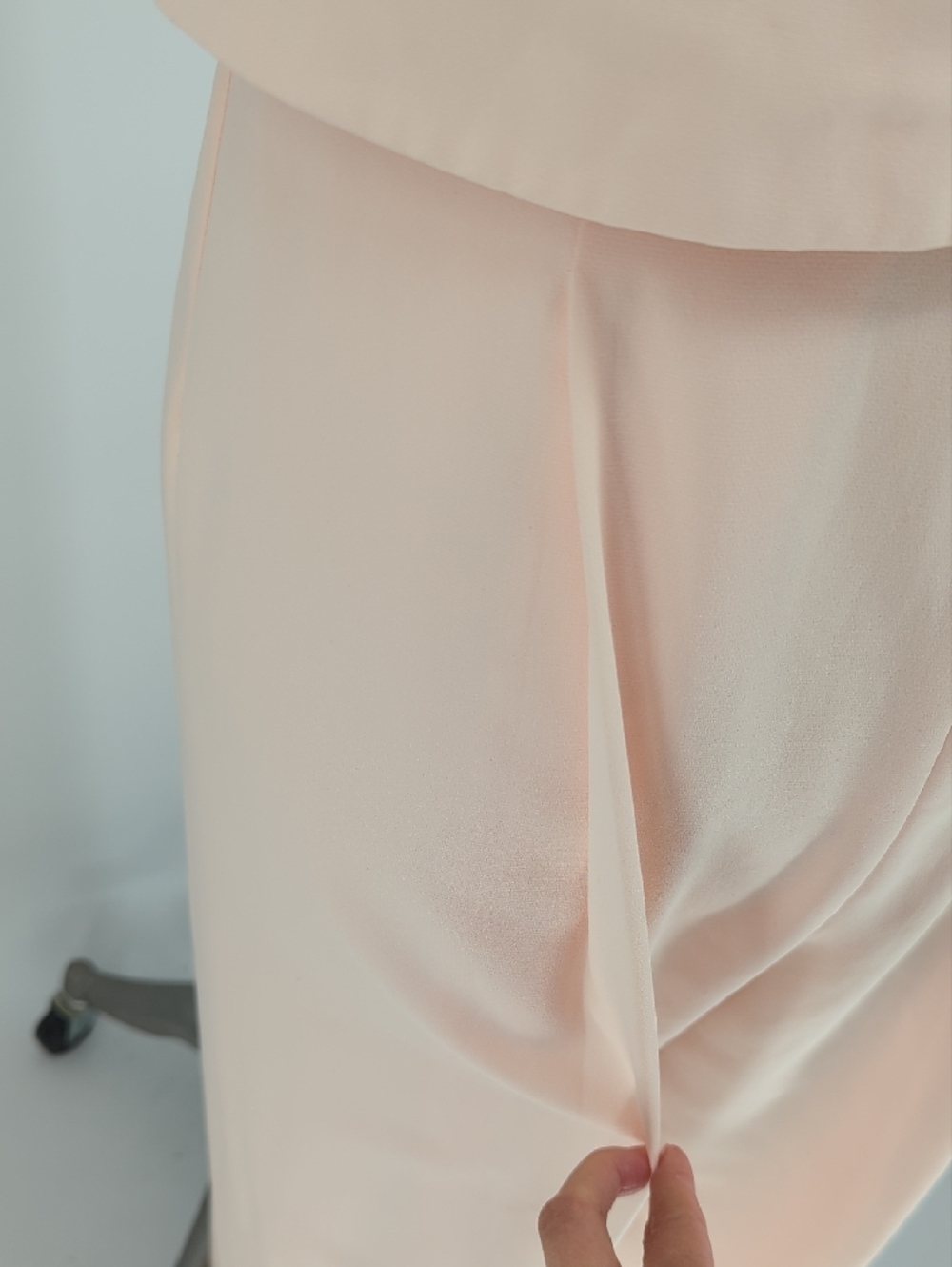 Jill Stuart Popover Wide Leg Overlay Jumpsuit Blush Pink size 6 minimalist - Picture 4 of 11